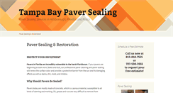 Desktop Screenshot of paverssealing.com